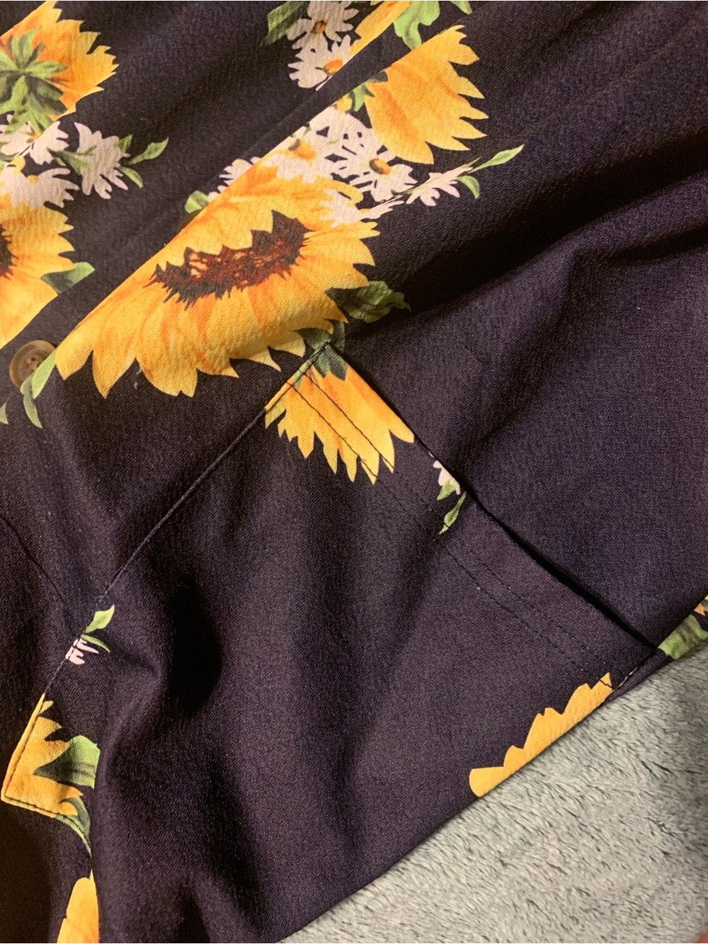 Sunflower Button-Front Sundress - Picture 2 of 4